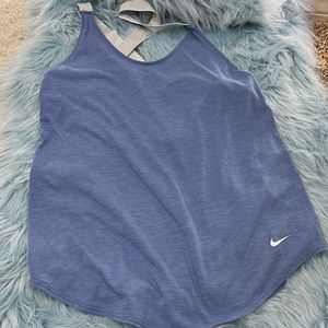 Worn ONCE! Blue Nike Tank Top! Size medium!